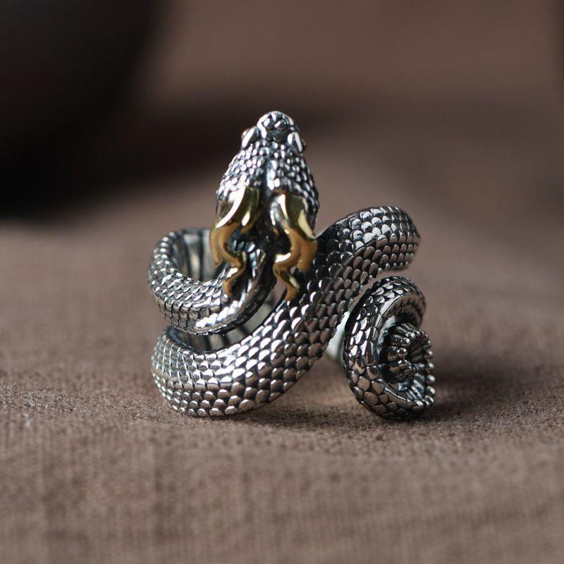 Adjustable Snake Ring for Women | Chinese Zodiac Symbol Jewelry