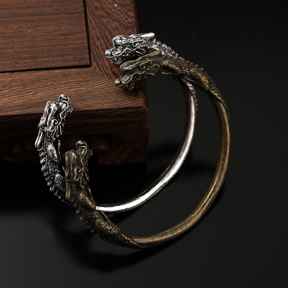 Chinese Dragon Bracelet | Adjustable Zodiac Cuff