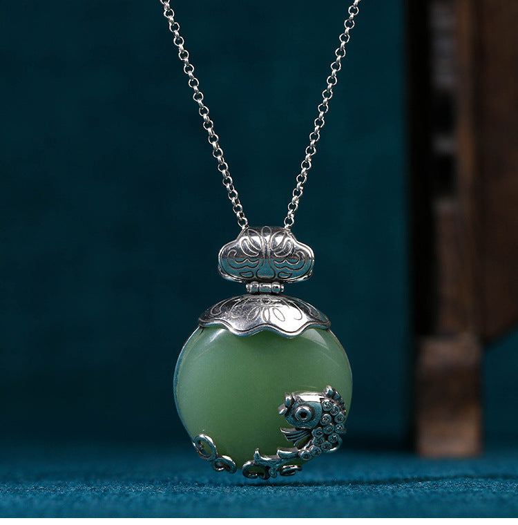 Chinese Fish Pendant Necklace – Nian Nian You Yu
