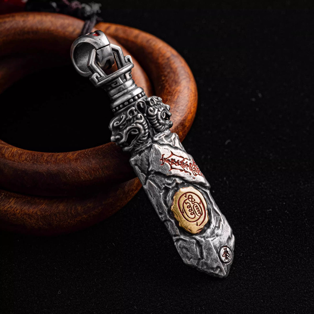 Daoist Talisman Sword Pendant Necklace