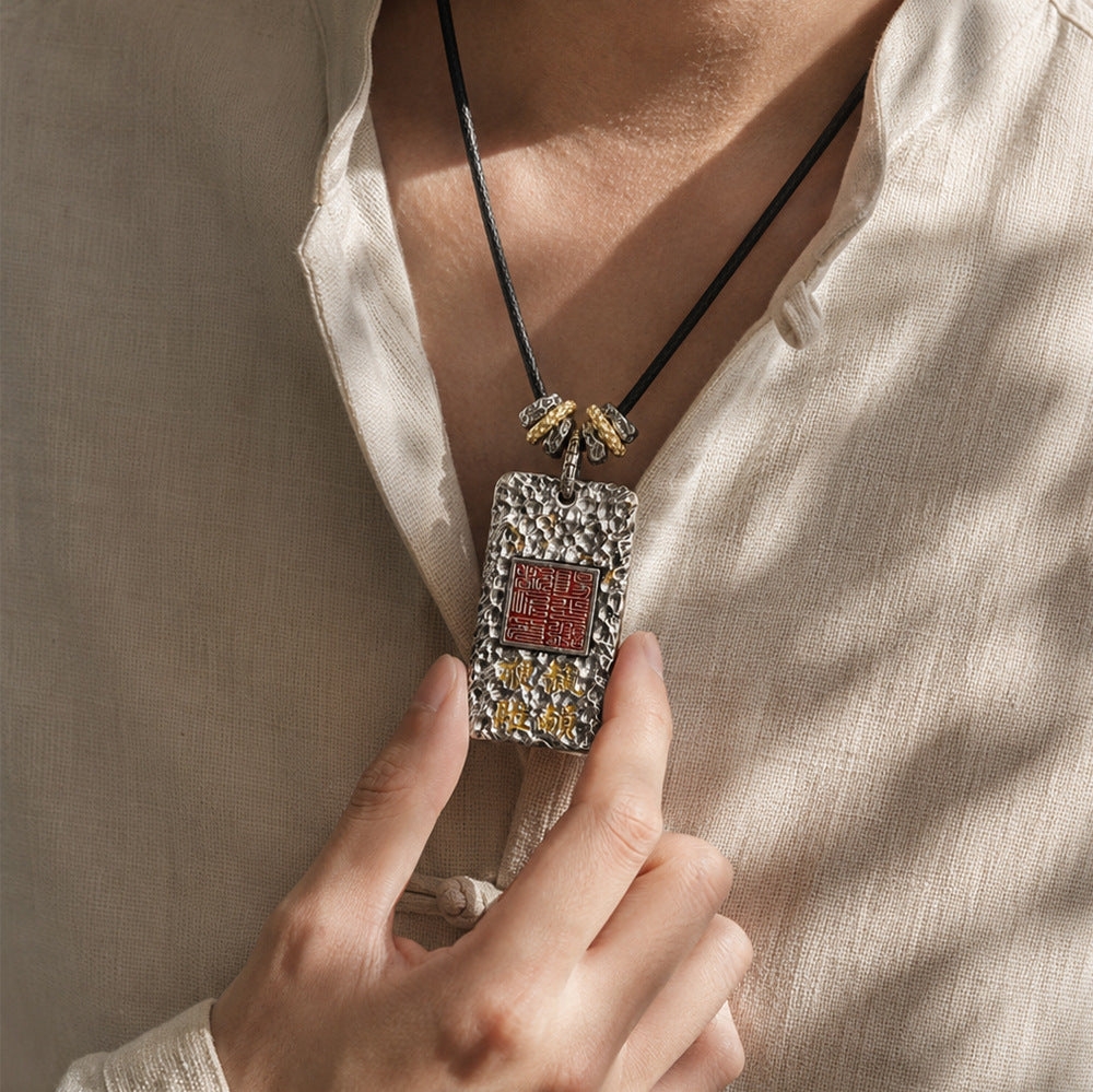 Taoist Five Thunders Pendant Necklace