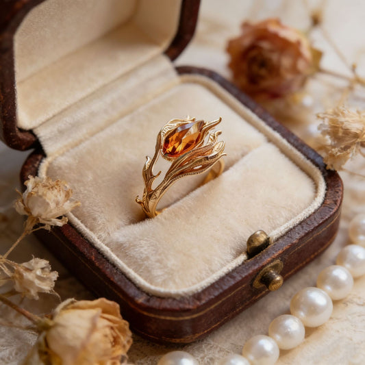 Phoenix Ring for Women | Adjustable Gold-Tone Chinese Jewelry