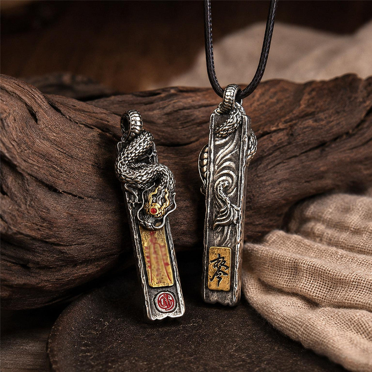 Guan Yu Talisman Pendant Necklace