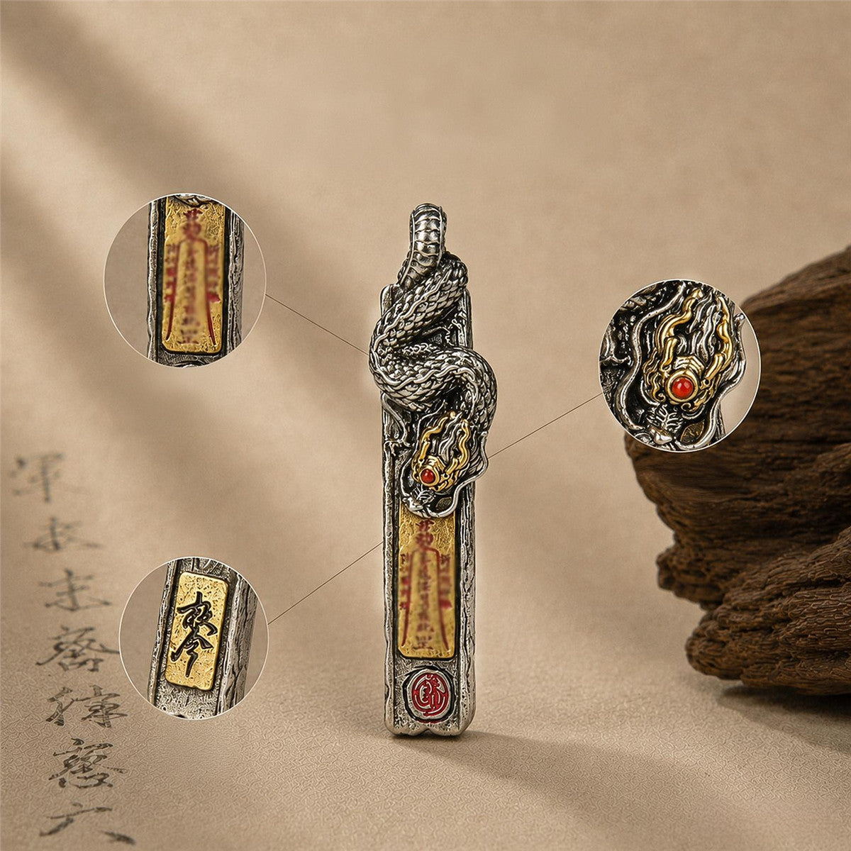 Guan Yu Talisman Pendant Necklace