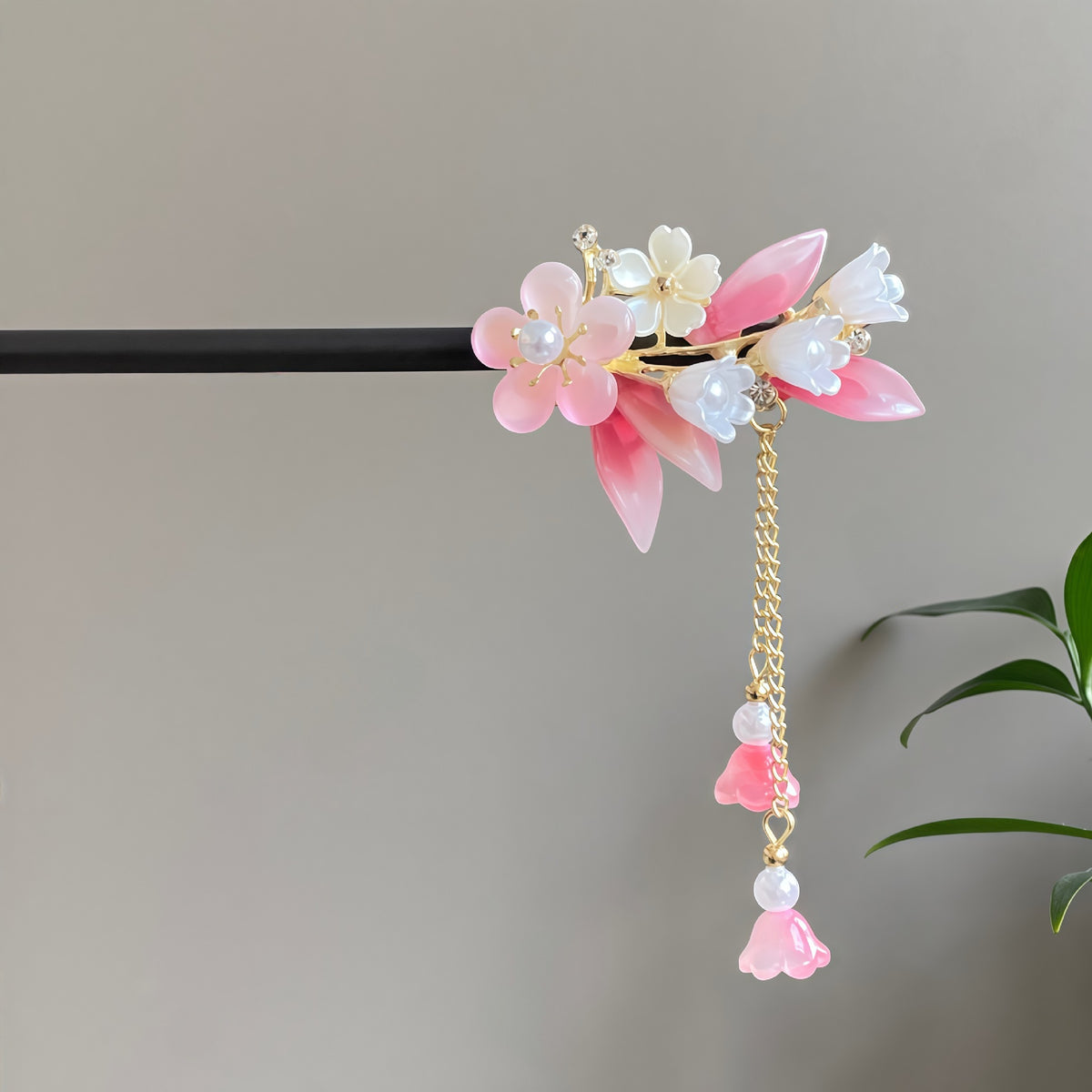 Lily of the Valley Hair Stick - Floral Chinese Hairpin