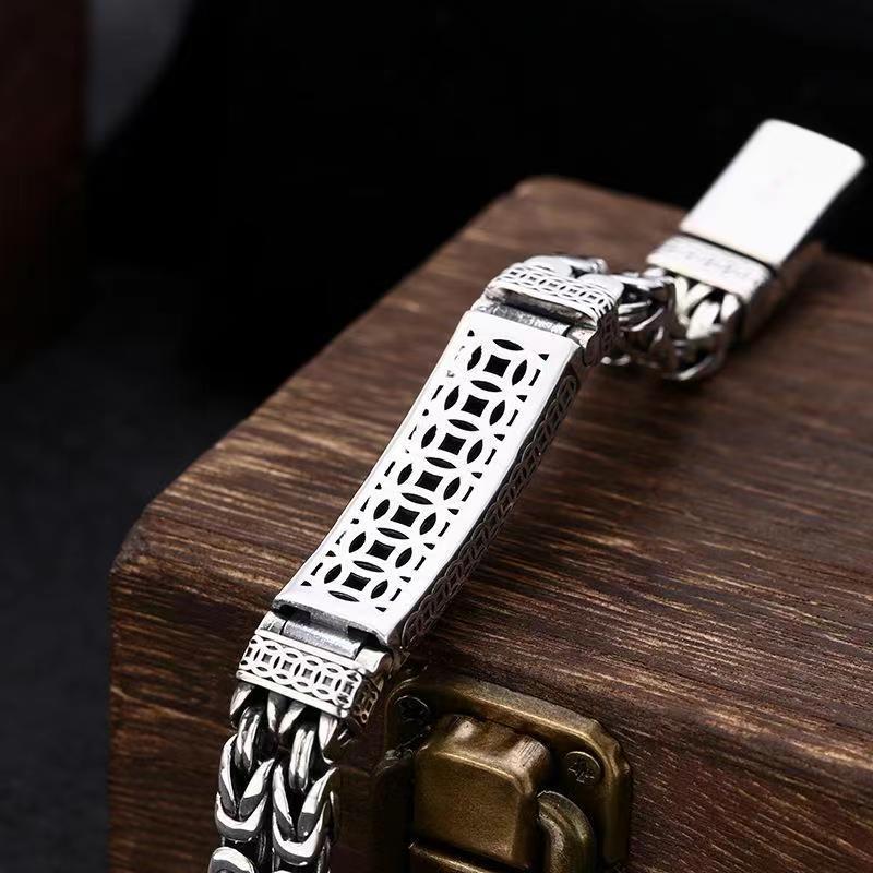 Pixiu Bracelet | Silver-Tone Chinese Feng Shui Jewelry