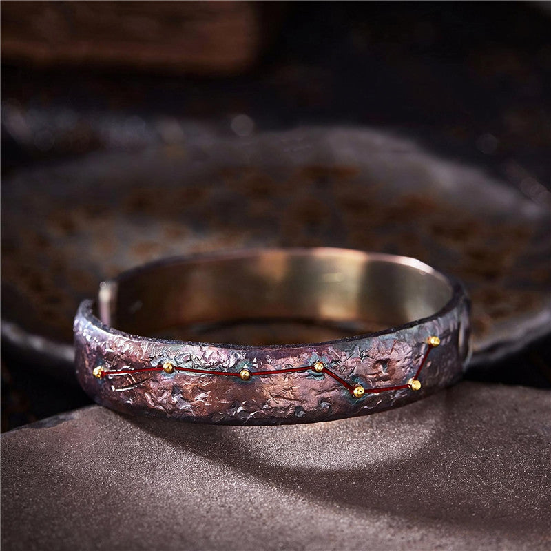 Taoist Big Dipper Tai Chi Bagua Cuff Bracelet