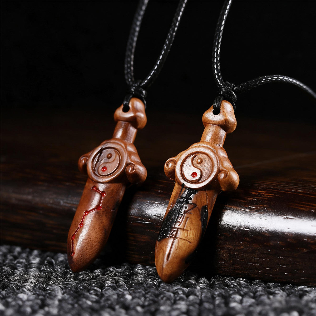 Taoist Seven Star Sword Taiji Pendant