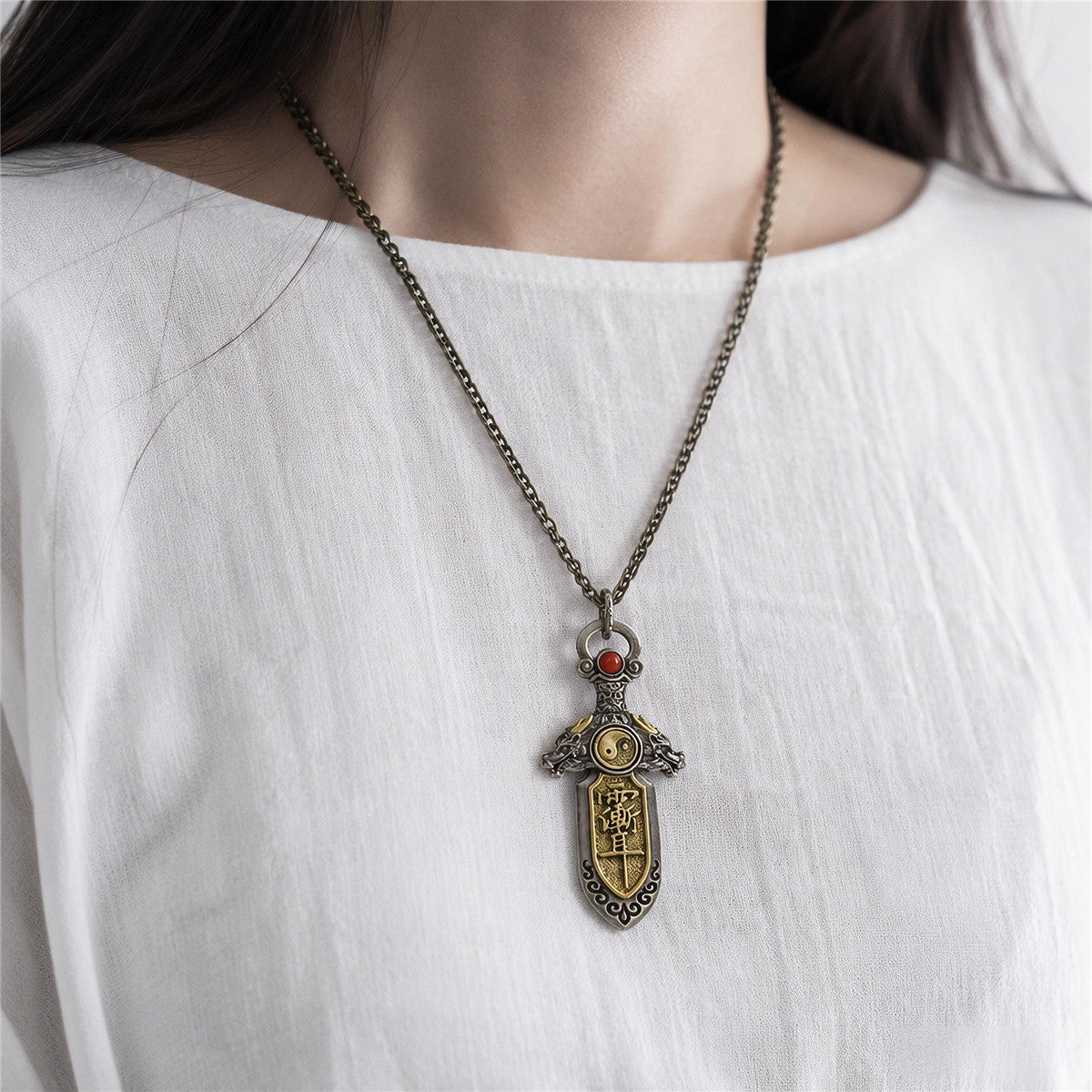 Taoist Ziwei Emperor Pendant Necklace