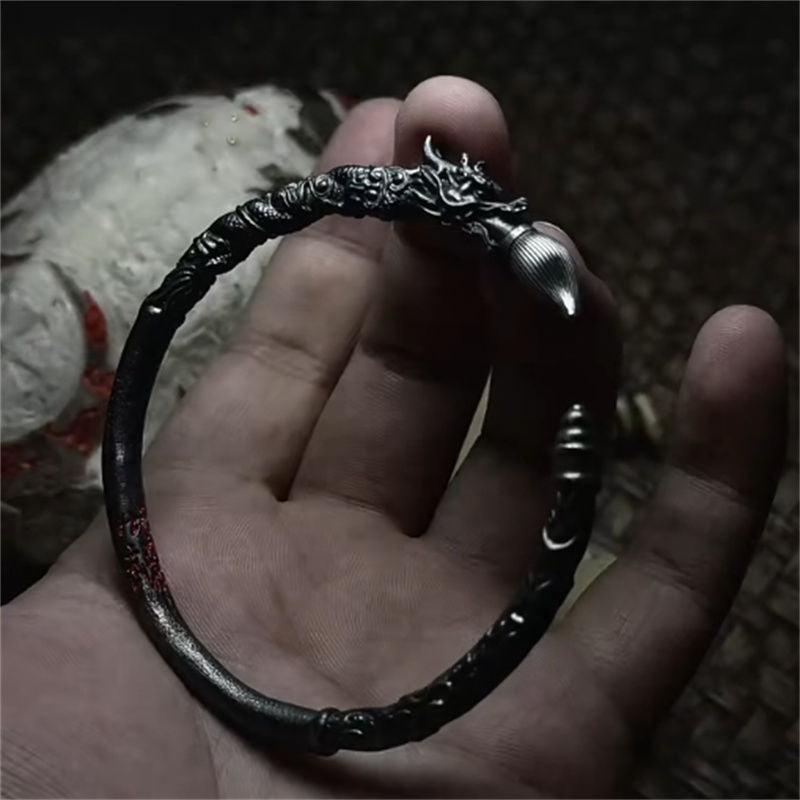 Vintage Chinese Wenchang Pen Cuff Bracelet