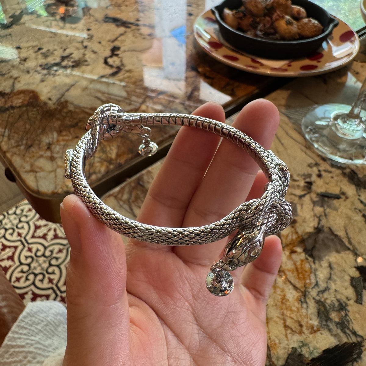 Year of the Snake Bangle | Chinese Zodiac Bracelet