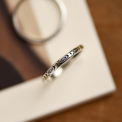 Adjustable Koi Fish Ring | Silver Lucky Fish Jewelry