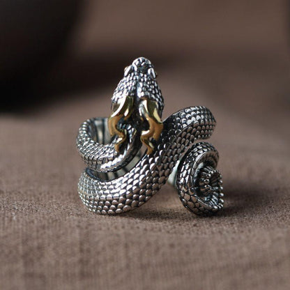 Adjustable Snake Ring for Women | Chinese Zodiac Symbol Jewelry