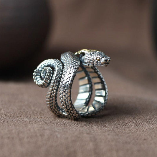 Adjustable Snake Ring for Women | Chinese Zodiac Symbol Jewelry