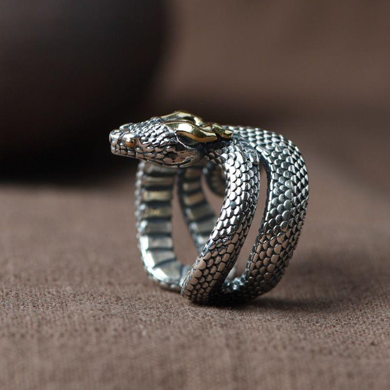 Adjustable Snake Ring for Women | Chinese Zodiac Symbol Jewelry