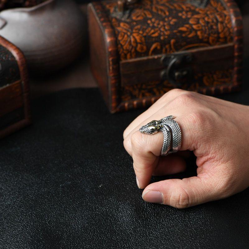 Adjustable Snake Ring for Women | Chinese Zodiac Symbol Jewelry