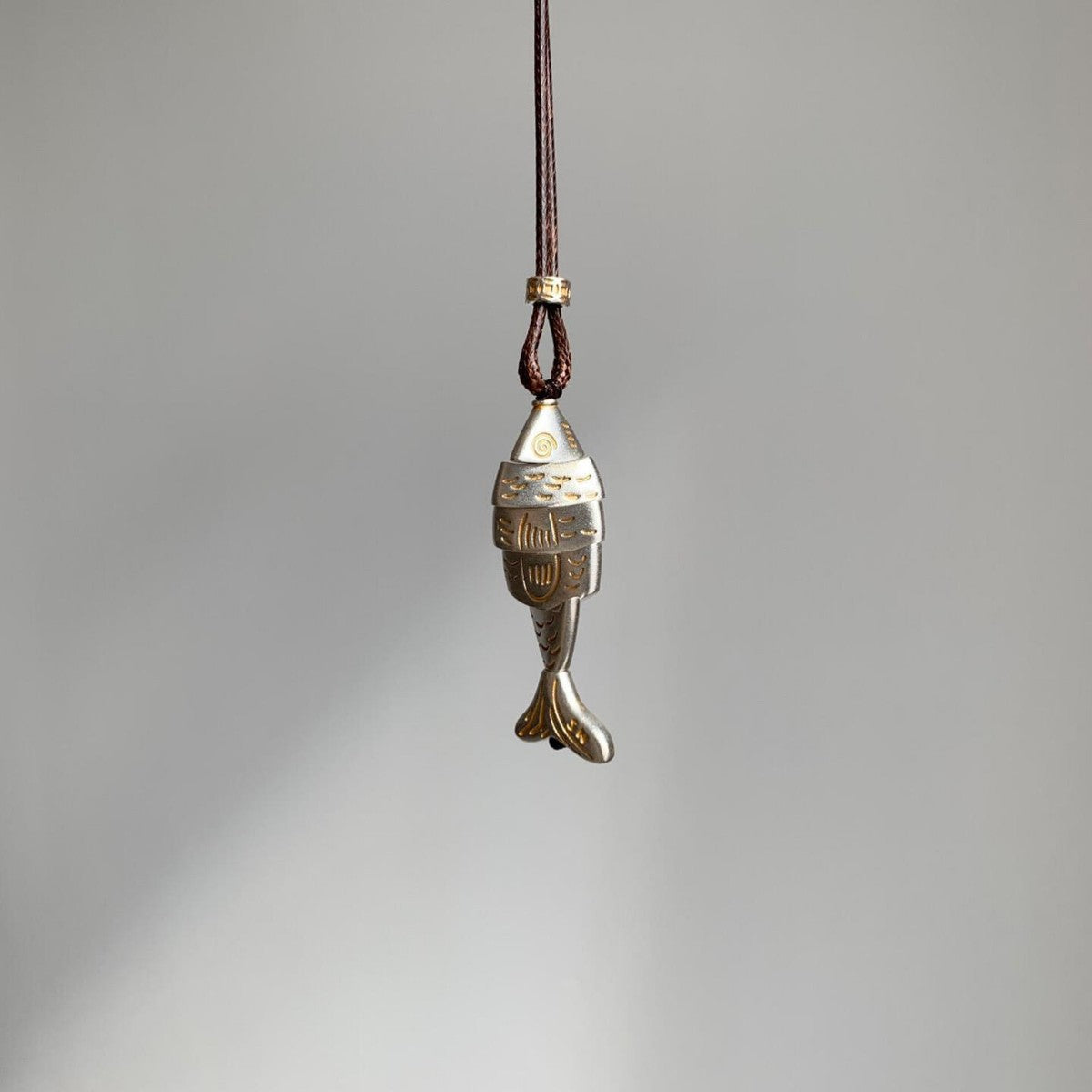 Articulated Fish Pendant Necklace | Chinese Lucky Fish