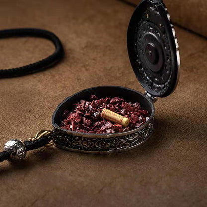Bagua Pendant Necklace | Silver-Plated Eight Trigrams