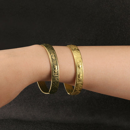 Brass Pixiu Bracelet | Adjustable Chinese Feng Shui Jewelry