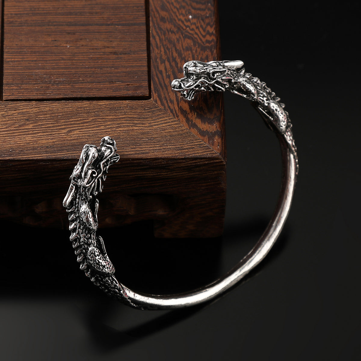 Chinese Dragon Bracelet | Adjustable Zodiac Cuff