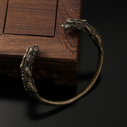 Chinese Dragon Bracelet | Adjustable Zodiac Cuff