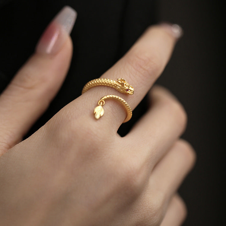 Chinese Dragon Ring | Adjustable Gold & Silver Zodiac Jewelry