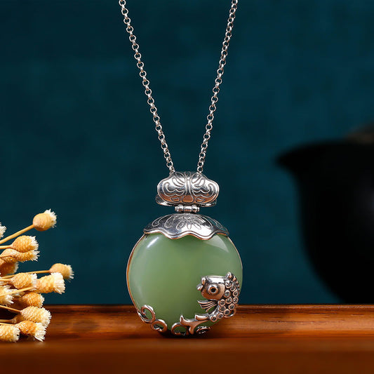 Chinese Fish Pendant Necklace – Nian Nian You Yu