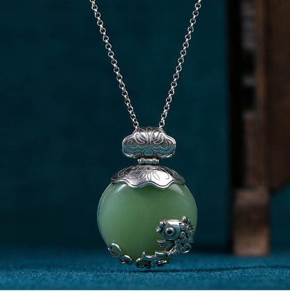 Chinese Fish Pendant Necklace – Nian Nian You Yu