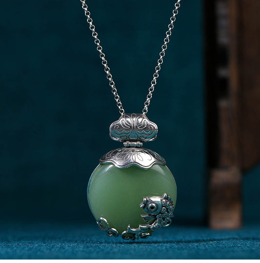 Chinese Fish Pendant Necklace – Nian Nian You Yu