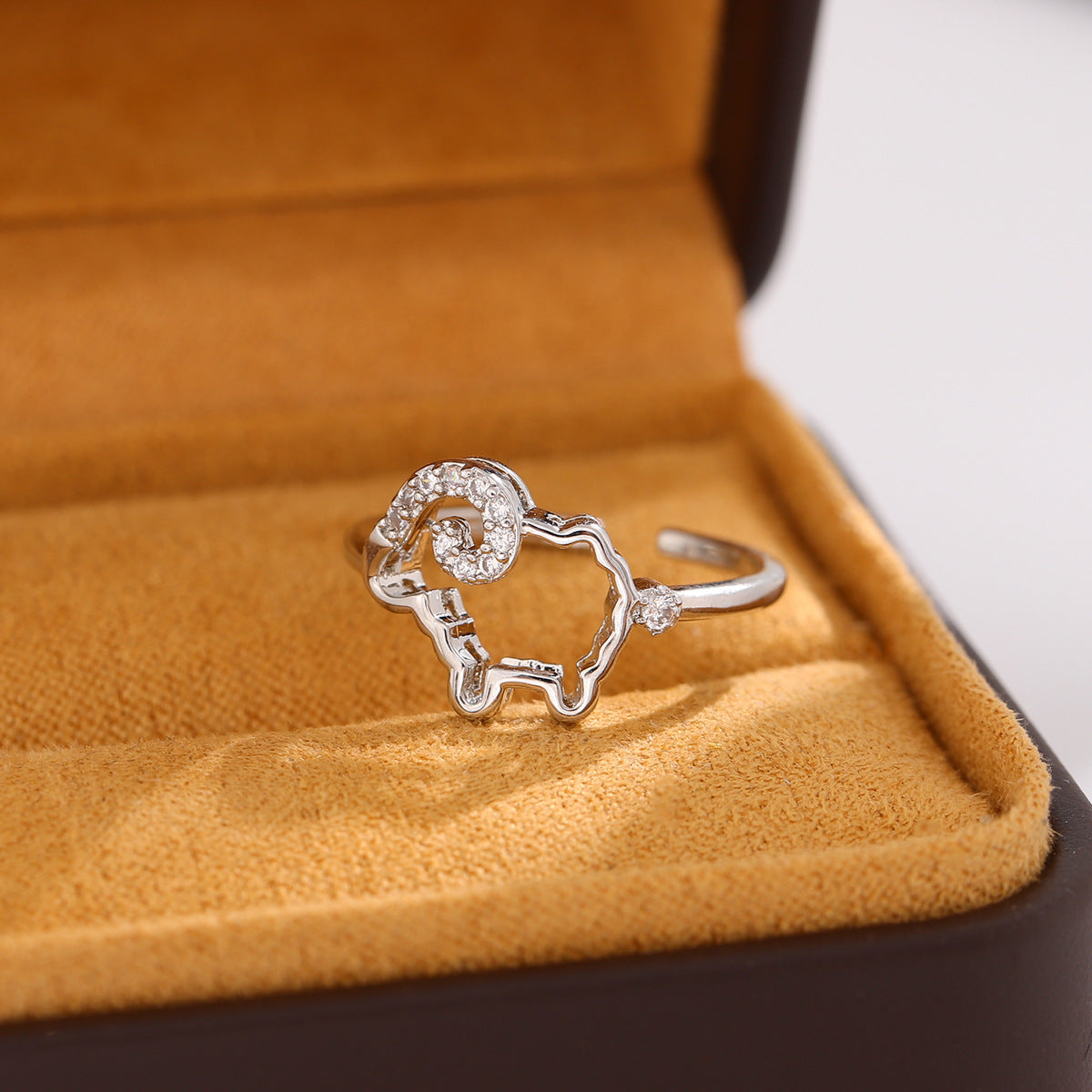 Chinese Zodiac Goat Ring | Adjustable Year of the Goat Ring