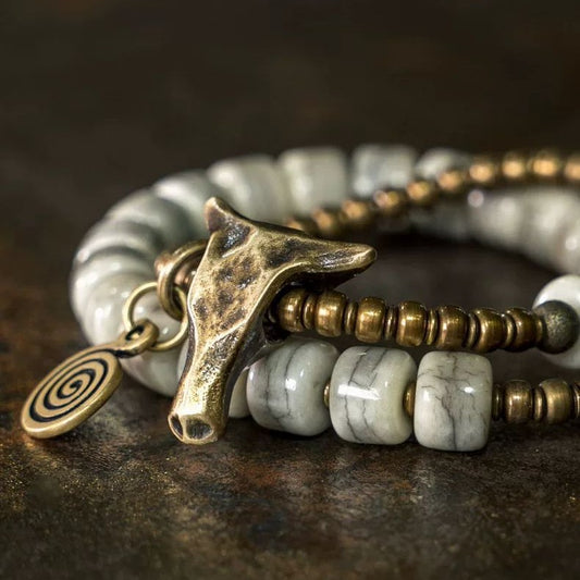Chinese Zodiac Ox Bracelet – Bull Head Cuff