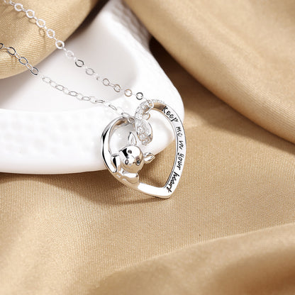 Chinese Zodiac Pig Necklace | 925 Sterling Silver Lucky Pig Pendant