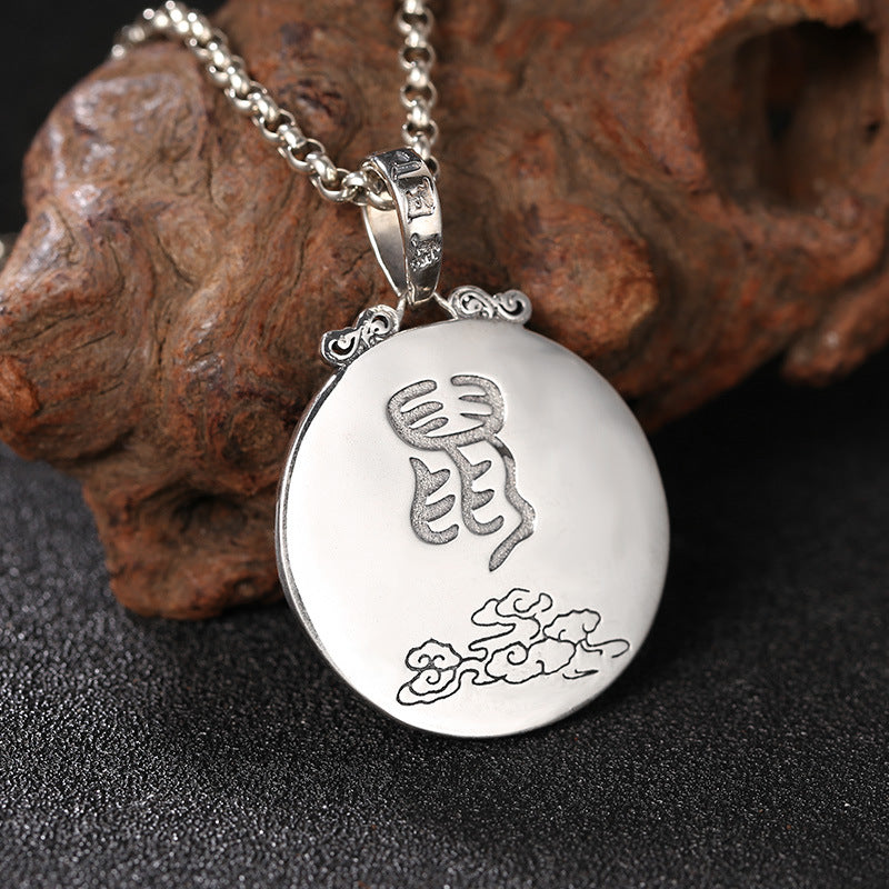 925 Sterling Silver Chinese Zodiac Rat Pendant