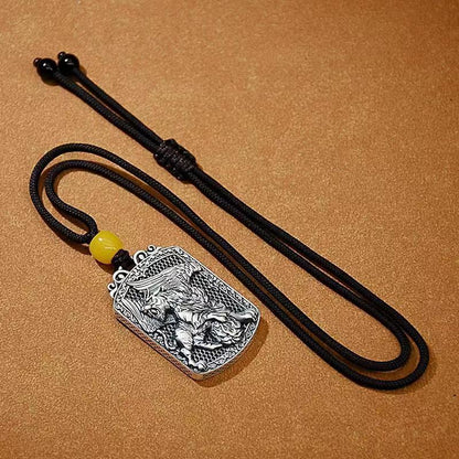 Chinese Zodiac Tiger Pendant Necklace | Vintage Copper Jewelry