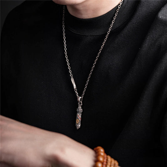 Daoist Talisman Sword Pendant Necklace