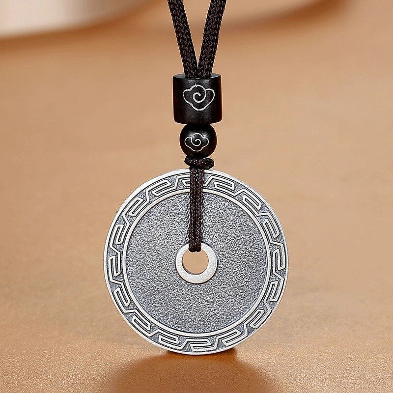 Dragon Zodiac ‌Ping'an Kou Pendant – 925 Sterling Silver