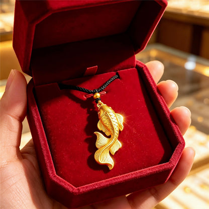 Koi Fish Pendant Necklace | Chinese Lucky Charm