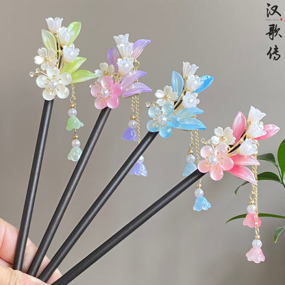 Lily of the Valley Hair Stick - Floral Chinese Hairpin