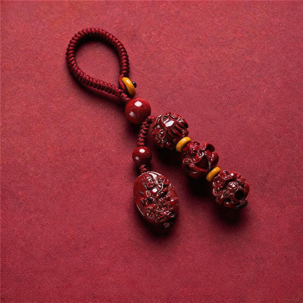 Chinese Zodiac Guardian Buddha Keychain | Personalized Benming Fo Charm for Your Birth Year