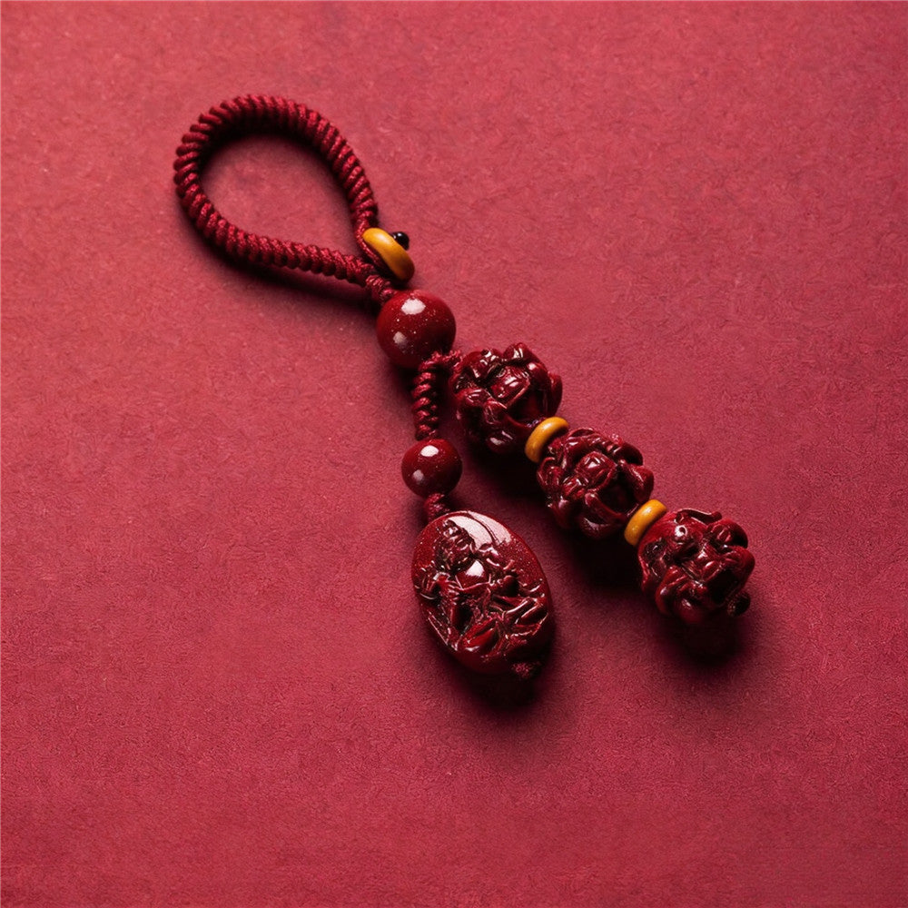 Chinese Zodiac Guardian Buddha Keychain | Personalized Benming Fo Charm for Your Birth Year