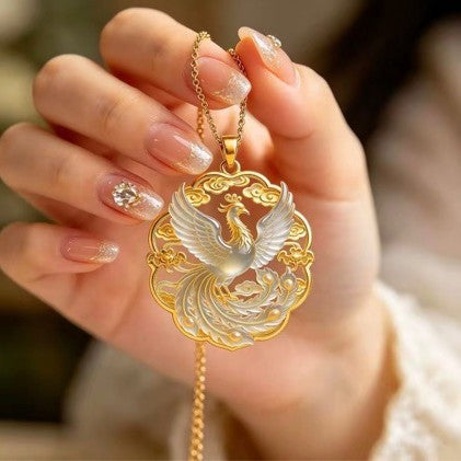Phoenix Pendant Necklace | Vintage Chinese-Inspired Jewelry