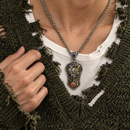 Pixiu Pendant Necklace – Chinese Feng Shui Wealth Charm