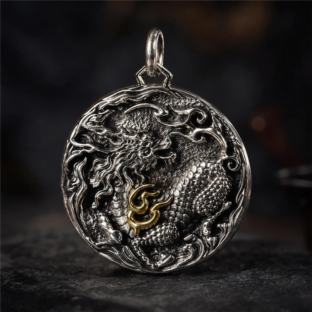 Qilin Pendant Necklace | Chinese Mythical Beast Jewelry