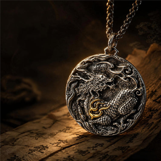 Qilin Pendant Necklace | Chinese Mythical Beast Jewelry