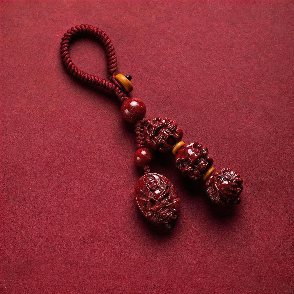 Chinese Zodiac Guardian Buddha Keychain | Personalized Benming Fo Charm for Your Birth Year