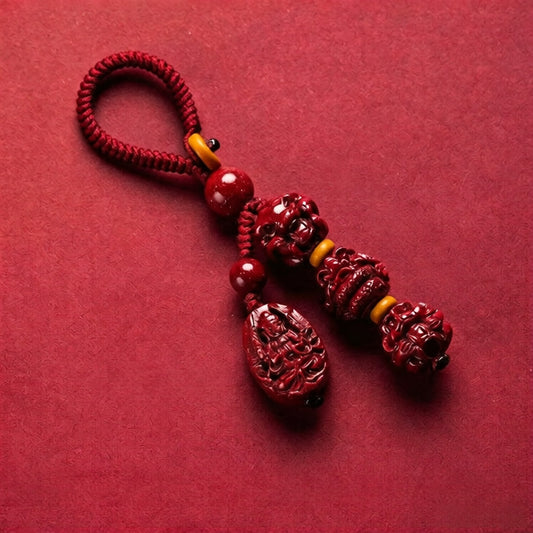 Chinese Zodiac Guardian Buddha Keychain | Personalized Benming Fo Charm for Your Birth Year