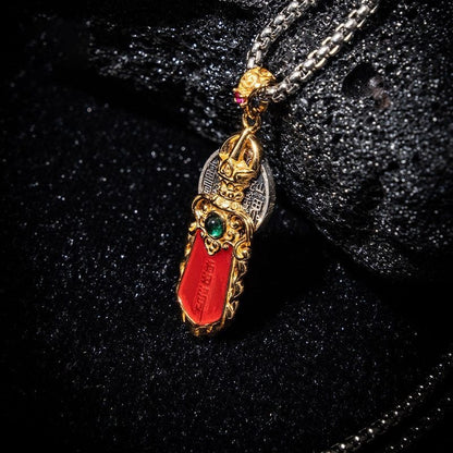 Taoist Bagua Shan Gui Sword Pendant Necklace