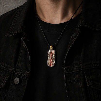 Collier pendentif de fonctionnaire céleste taoïste