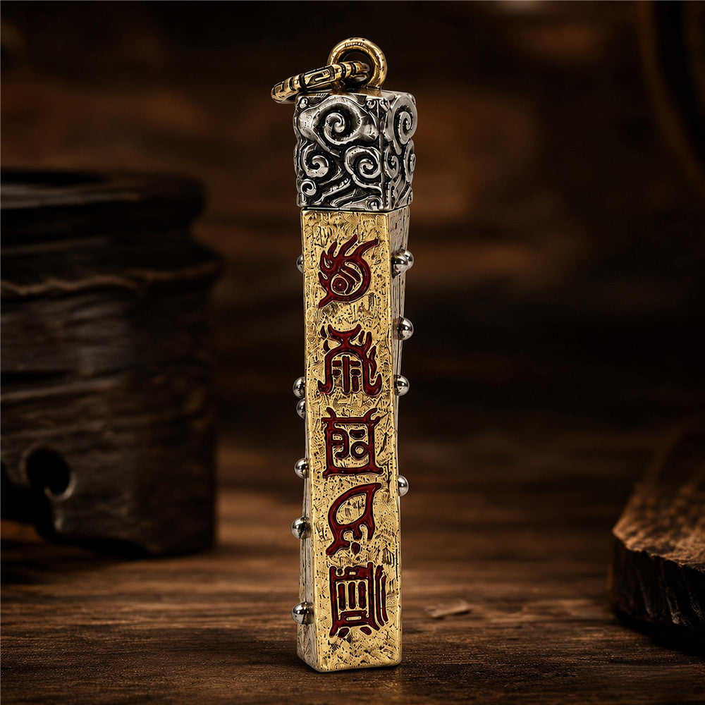 Taoist Five Sacred Mountains Pendant Necklace