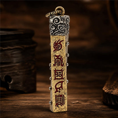 Taoist Five Sacred Mountains Pendant Necklace